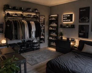 Mẫu decor phòng ngủ nam theo nhiều phong cách