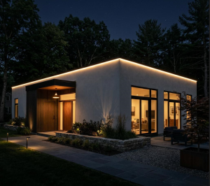 Led dây ngoài trời mang lại không gian sang trọng và hiện đại