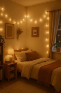 bố trí đèn phòng ngủ hiệu quả