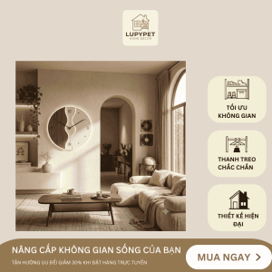 ĐỒNG HỒ TREO TƯỜNG DECOR LUPYPET