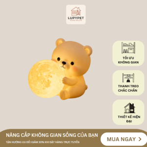 Đèn ngủ decor để bàn LupyPet